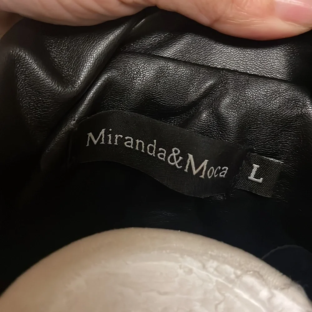 Faux leather jacket size L women’s - Picture 4 of 4